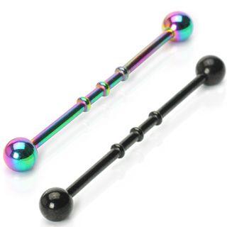 Industrial - Triple Notched Barbell