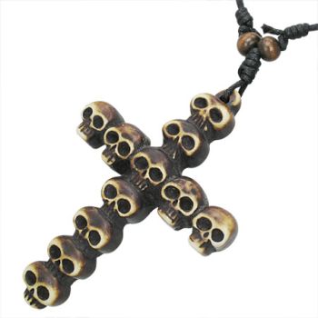 Luukaulakoru - Organic Bone Skull Cross